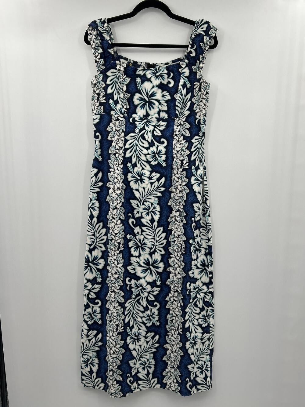 Royal Creations Made in Hawaii Hawaiian Maxi Dress XL 100% Cotton Floral Aloha